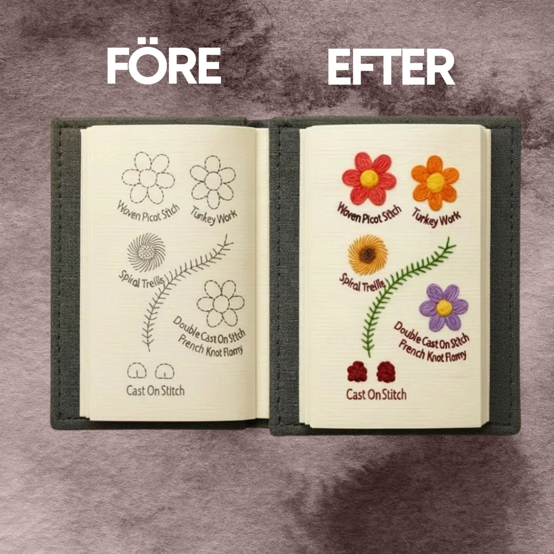 Stygnboken - Komplett broderibok för nybörjare