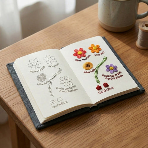 Stygnboken - Komplett broderibok för nybörjare